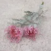 Short Branch Crab Claw 2 Head Planting Needle Cushion Flower Simulation Fake Flower Home Decoration Wedding Photography Set 10pcs CX220212