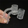 Sandstrahlte Quarzknaller Vollschweißnägel zum Rauchen von Wasserrohröl Dab Rigs Glas Bongs Dabber -Werkzeug