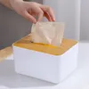 Caixas de tecido guardanapos de papel de armazenamento de papel de papel Amigável Ambiental Recipiente de guardanapo de guardanapo