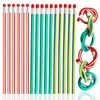 Crayon fournitures de fête coloré magique Bendy souple crayon souple avec gomme papeterie étudiant caoutchouc plomb crayons enfants cadeau 36C3