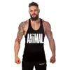 Mens Loose Athleisure Fitness Tank Tops Man Letter Print Casual Muscle Beauty Gymnasium ärmlösa skjortor Tanks Vests Whole3139