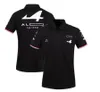 2021 F1 포뮬러 1 조인트 카 시리즈 로고 레이싱 슈트 여름 반팔 티셔츠, 옷깃 폴로 셔츠, 빠른 건조, 통기성, 큰 크기 사용자 정의