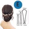 Hair Pin Fork Easy Styling Like Coiling Comb Elastic Metal Soft Stick Bun Maker DIY Accessories Braiding Tools HairClips6976201