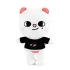 Jhstray crianças coreano pop ídolo combinação nova brinquedo boneca de pelúcia 25 cm desenhos animados desgaste de pelúcia animal boneca g1019