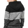 Kvinnor Tracksuit 2 Pieces Set Winter Hoodies + Byxor Patchwork Pullover Sweatshirt Kvinna Sport kostym Outfits för kvinna kläder 210930