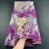 Ultime di alta qualità africano nigeriano tulle tessuto di pizzo organza ricamo guipure vestito da partito broccato jacquard francese 210702