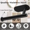 Toilet Paper Holders Self-Adhesive Towel Holder Stainless Steel Wall Mount Tissue Rack For Kitchen Cabinet Pantry Sink Bathroom Decor