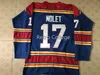 24S # 17 SIMON NOLET 1 DENIS HERRON 9 WILF PAIEMENT KANSAS CITY SCOUTS Maillot de hockey sur glace Blanc Throwback Broderie Cousu personnalisé n'importe quel numéro