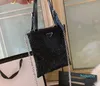 Designer- Mini Shopping Bag tela con tote in pelle Borsa borse da borse da donna che brilla di alta qualità sacchetti 2192