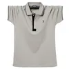 남자 폴로스 고품질 셔츠 큰 크기 남성 여름 반팔 셔츠 캐주얼 패션 통기성 탑 남성 플러스 5XL 6XL HA202
