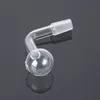 Clear Pyrex Glass Oil Burner Pipes 10mm 14mm 18mm Male Female Adapter Banger Nail For Oil Rigs Smoking Accessories