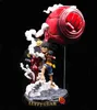 52CM Anime One-piece Monkey D Luffy gear Third Oversized fist GK Statue PVC Figure Collectible Model Kids large size doll toy