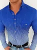 Erkekler Casual Gömlek Erkekler Için Polka Dot Baskı Gömlek Bağbozumu 2022 Bahar Tek Göğüslü Düğme Tee Uzun Kollu Streetwear Tops