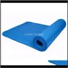 ToptanColourful Yoga Mat Forfitness Olmayan Adam Kız Gym Spor Dans Kilo Kilo Katlanır Pad Paspaslar 10mm 5 Renk Hywvv 5MEKW