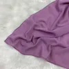 Etnische kleding luxe hijab box cadeau voor vrouwelijke hoofdband moslim sjaal chiffon gewoon wrap effen kleur sjaals foulard