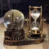 Övriga klockor Tillbehör Vintage Hourglass Ampulheta Hantverk Sand Klocka Timer Heminredning För Födelsedag Present Hour Glass