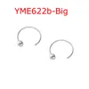 100% Echt 925 Sterling Sliver Stud Oorbellen voor Meisjes Korea Tiny Leuke Stok Halve Cirkel Kraal Earrng Fijne Sieraden YME622