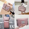 Storage Bags Foldable Travel Duffel Bag Sports Tote Gym Shoulder Large Size Nylon Expandable Weekender Luggage For Women Shopping 208F