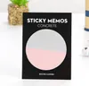 2021 New Natural Dream Series Självhäftande Memo Pad Sticky Notes Pop Up Bookmark Notes Skolkontor