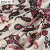 Mulheres Vintage Paisley Totem Cópia Floral Quimono Mini Vestido Femme Lanterna Sleeve Cashw Noz Tie Tie Casual Vestido DS8244 210419