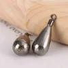 0.9-14g Tear Drop Shot Weights Additional Weight Quick Release Casting Hook Connector Fishing Tungsten fall Sinker Line Sinkers