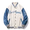 Giacca da baseball da uomo ricamata sottile oversize sciolto casual da donna stile fidanzato Bomber da uomo Varsity coppia unisex 211110