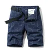 LBL Summer Men # 039; s Camo Cargo Shorts Cotton Military Camouflage Pantaloni maschili Uomo Abbigliamento di marca pantalon corto short homme 210806
