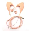 3,5 mm cosplay avatar elf öronform latex hörlurar i öron fairy pixie hörlurar flicka trådbundna spel hörlurar med mikrofon för smartphone mp3