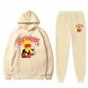 Streetwear Backwood Hoodie Set Chndal Hombres Conjuntos De Ropa Deportiva Trmica Sudaderas Con Capucha Pantalones Traje Casual X0909