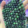 Andere natuurlijke edelsteen ronde kralen 4,6,8mm cirkelvorm losse kralen ruby ​​agaat amethist citrien labradoriet steen voor sieraden maken