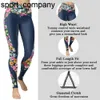 Floret Workout Leggings Mujer Stretchy Sportswear Clothes High Waist Legging 2021 Woman Dark Blue Casual Pants