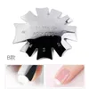Roestvrijstaal Easy French Line Nail Tool Templates Cutter Stencil Edge Trimmer Multi-Size Manicure Nails Art Styling Tools