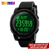 SKMEI Top luxe sport horloge mannen wekker 5bar waterdichte horloges multifunctionele digitale polshorloge reloj hombre 1257