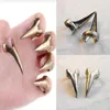 Nail Art Kits 5PCS Retro Punk Talon Ringar Decor Sharp Alloy Finger Claw Knuckle Ring Set Vintage Style