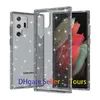 Crystal Clear Glitter Cases voor Samsung S22 S22 Ultra S22Plus S21 Fe Hard PC Back Military Grade Protection Cover Case