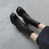 INS en cuir véritable femme chaussures femme talons mode hiver est bottines pour femmes bureau dame botte 210528