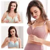 Mince doux maternité allaitement soutien-gorge coton respirant sans fil sous-vêtements B-C tasse allaitement soutien-gorge femmes enceintes vêtements Y0925