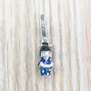 925 Sterling Silber Chain Pandora Schmuckzubehör Kit Japanische Puppe in Blue Kimono Charms Handgelenk Armband für Frauen Herren Kette Pop Perlen Halsketten 798595c01