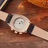 Rose Gold Square Szkielet Mechaniczny Zegarek Mężczyźni Automatyczny Samowłókna Skórzana Zespół Zegarek Mężczyzna Relogio Masculino Wristwatches