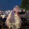 Flashing Led Christmas New Year Birthday Wedding Glow Long Online Celebrity Yarn Super Fairy Yarn with Lamp Wholesale Rave Toy