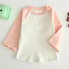 0-3T Autumn Toddler Girls T-Shirt Pure Cotton For Babies Long Sleeve Tops Kids Boys 210417