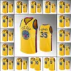75. Jahrestag Diamant Basketball Trikots 2021/22 Gedruckt Männer Damion Lee Klay Thompson Stephen Curry Kevin Durant Gold Custom Jersey