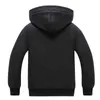 Mäns tröja kappa höst vinter förtjockad mode casual varm dragkedja hooded fleece liner s jacka mens kläder 211214