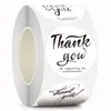 1.5inch 500pcs Roll Thank You Adhesive Stickers Label Box Baking Business Package Envelope Holiday Decor