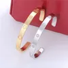 bracciale polsino i love bangles gioielli firmati riutilizzati con sacchetto per la polvere gioielli moda in acciaio inossidabile donna uomo argento oro b281c