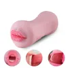 NXY Vibrators Vagina Mouth Onani Cup Male Artificial 3D Realistic Erotic Sex Leksaker Masturbators Intim Produkt för män 1119