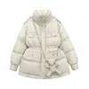 Women's Down & Parkas White Large Size Puffer Jacket Women Duck Coat 2021 Korean Fashion Slim Waist Vintage Clothes Harajuku