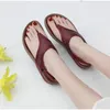 Women Flip Flops Female Hook Loop Thong Beach Shoes Casual Flat Ladies Sewing Outside Drop Woman Retro Sandals