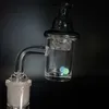 Smoking Quartz Banger Kit Nail Terp Pearl Ball Glass Carb Cap Cobom Set 90 Degrees Flat Top 14mm Male Joint Bowl For Bong