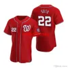 31 Max Scherzer # 7 Trea Turner 37 Stephen Strasburg 22 Juan Soto Hombres Mujeres Jóvenes Jersey de béisbol personalizado